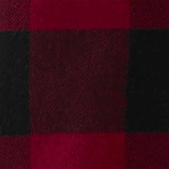 Carter's JOY Baby Boys' Plaid Shacket & Bottom 3pc Set - Red/Black NWT - Picture 4 of 4